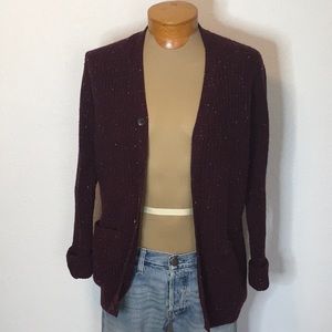 Aeropostal Burgundy Cardigan